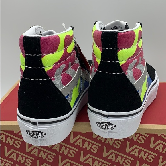 VANS Sk-8-HI PLATFORM 2 After Dark CAMO/Trwht men’ - Picture 12 of 16